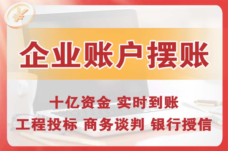 银川企业账户摆账